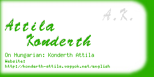 attila konderth business card